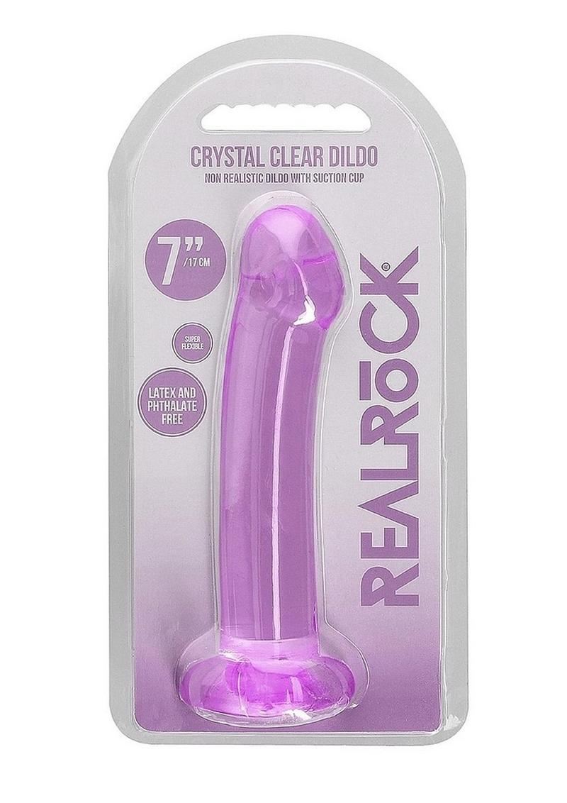RealRock Crystal Clear Non Realistic Dildo