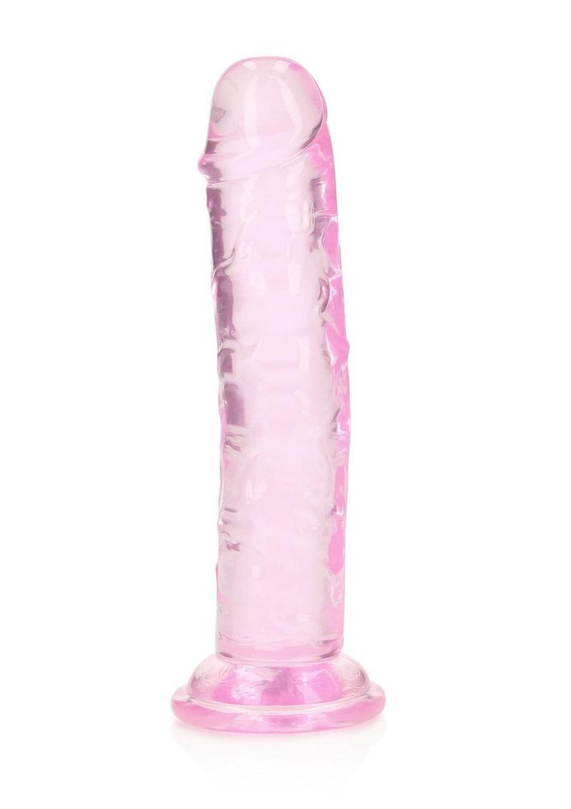 RealRock Crystal Clear Straight Dildo