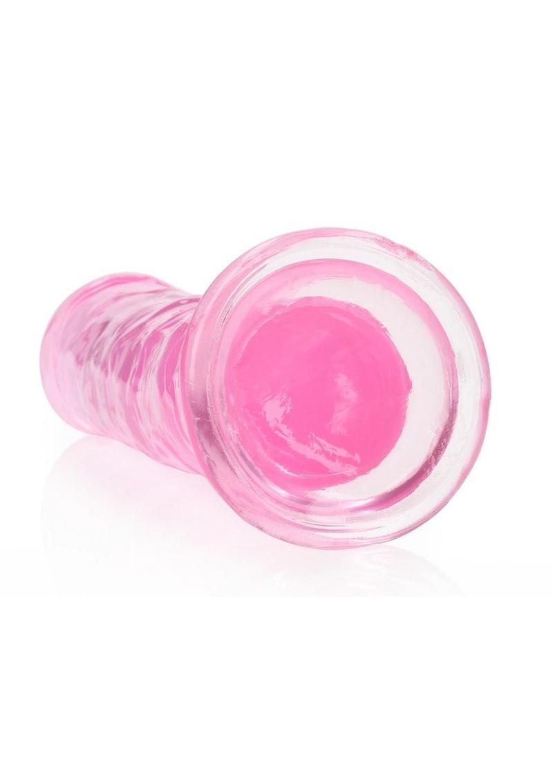 RealRock Crystal Clear Straight Dildo