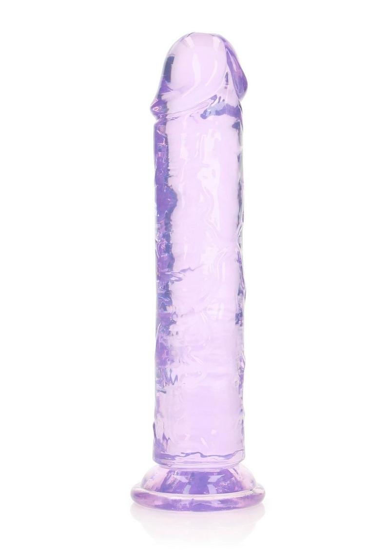 RealRock Crystal Clear Straight Dildo