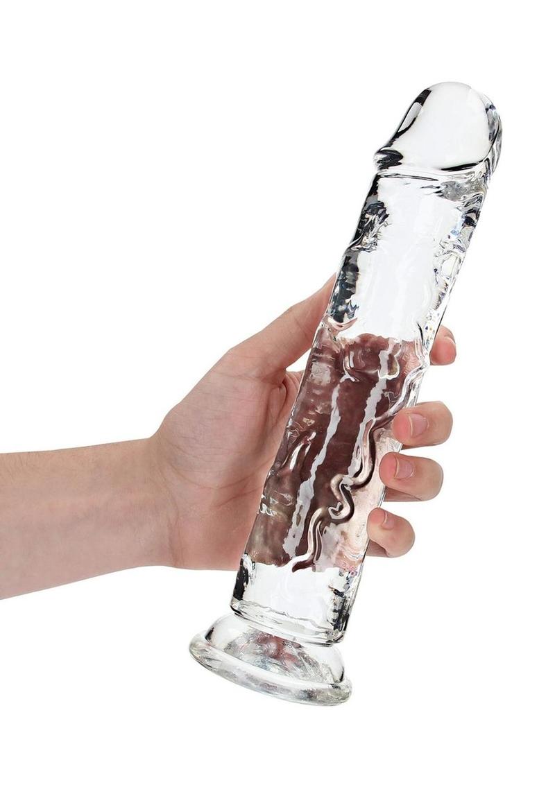 RealRock Crystal Clear Straight Dildo