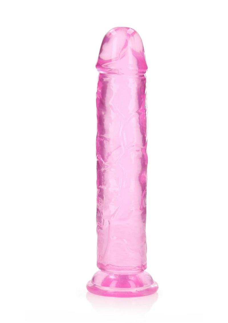 RealRock Crystal Clear Straight Dildo