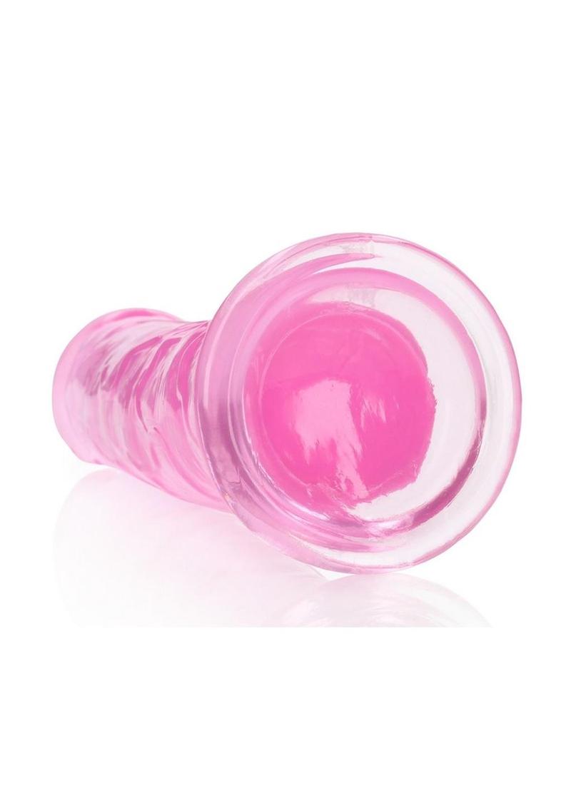 RealRock Crystal Clear Straight Dildo