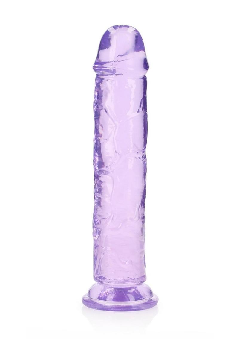 RealRock Crystal Clear Straight Dildo