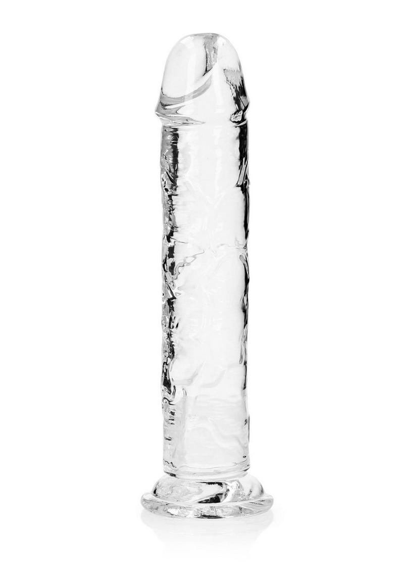 RealRock Crystal Clear Straight Dildo