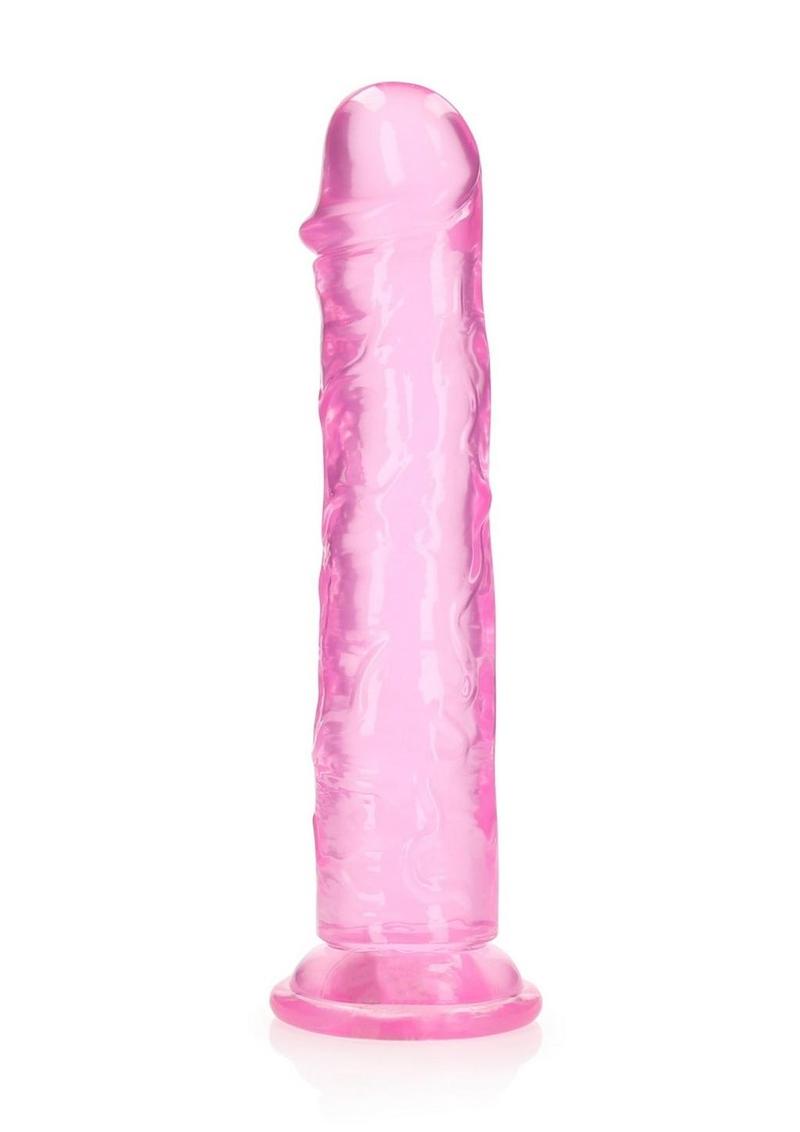 RealRock Crystal Clear Straight Dildo