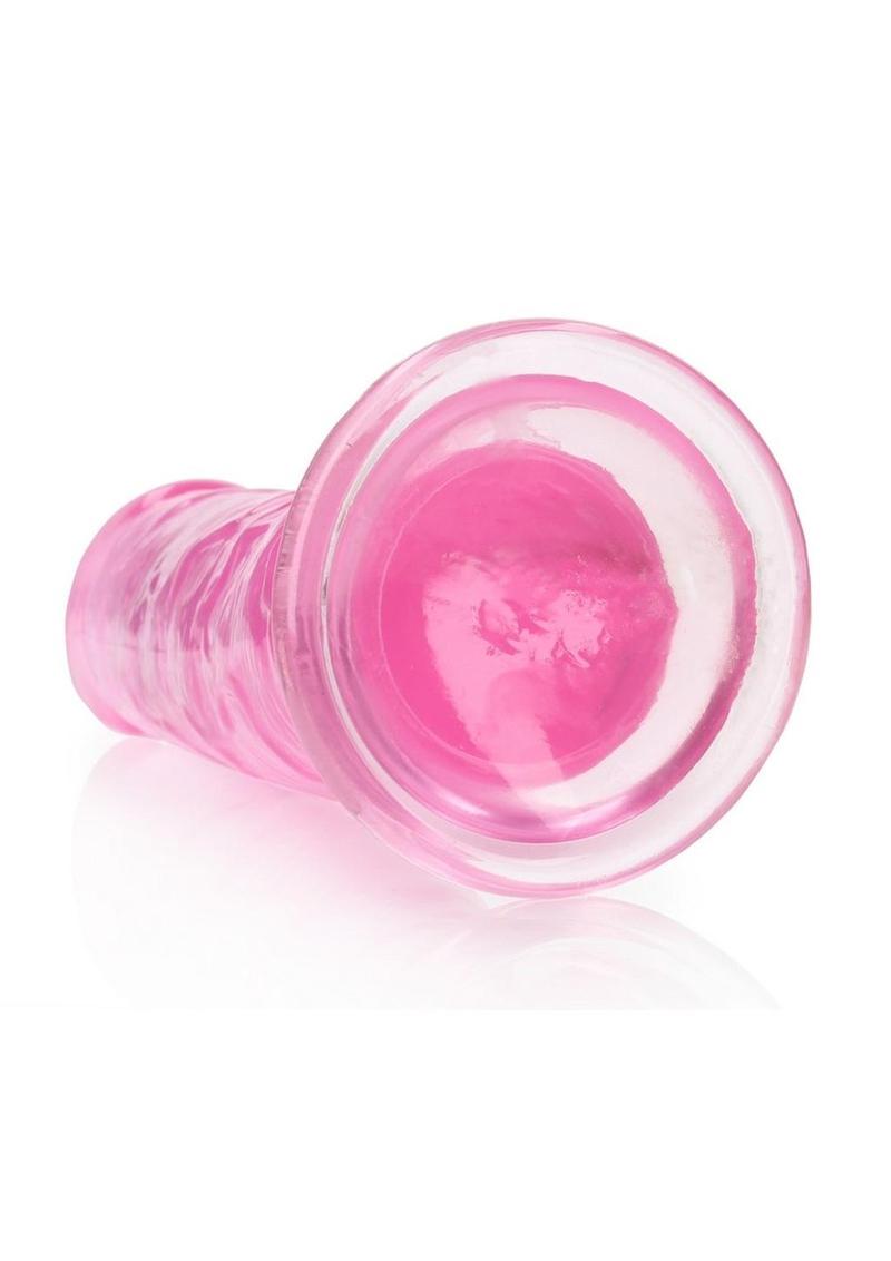 RealRock Crystal Clear Straight Dildo