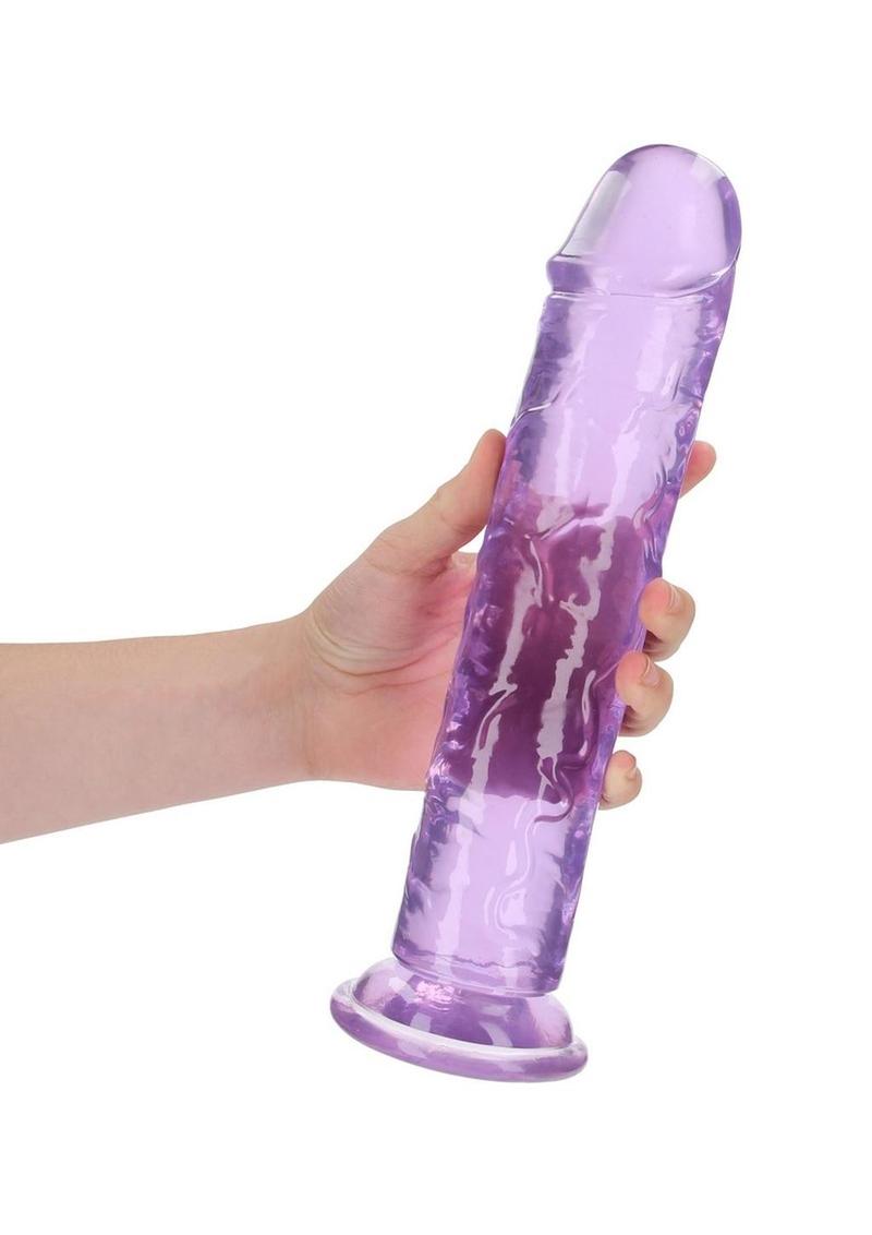 RealRock Crystal Clear Straight Dildo