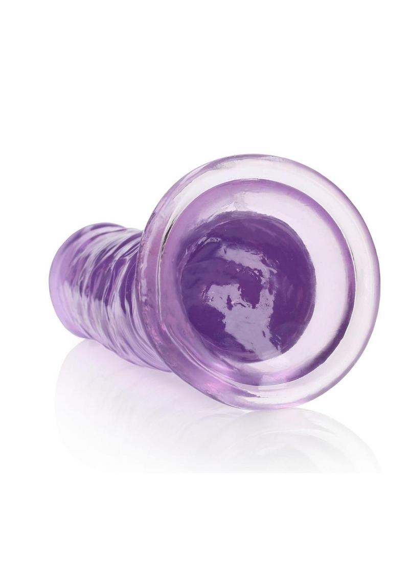 RealRock Crystal Clear Straight Dildo