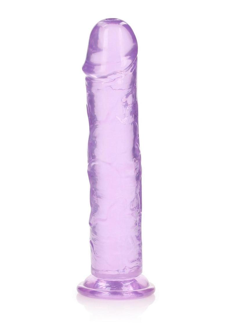 RealRock Crystal Clear Straight Dildo