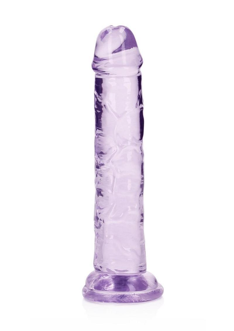 RealRock Crystal Clear Straight Dildo