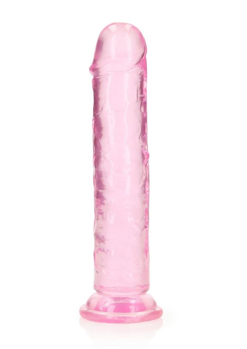 RealRock Crystal Clear Straight Dildo