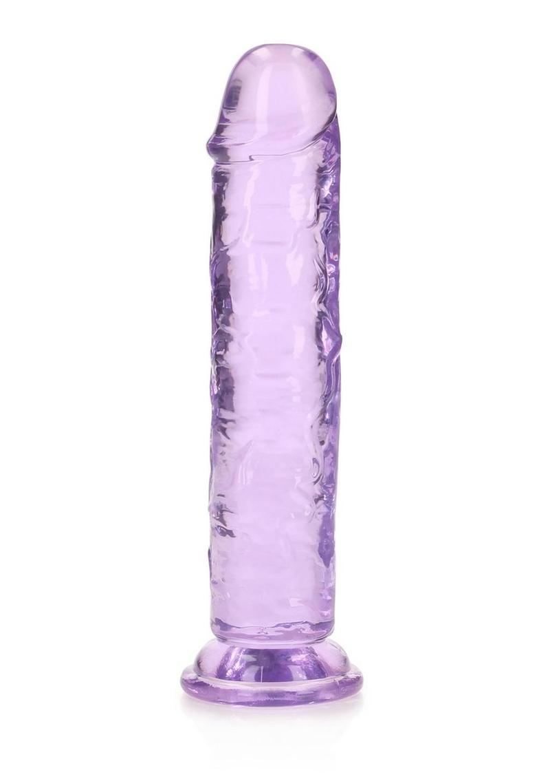 RealRock Crystal Clear Straight Dildo