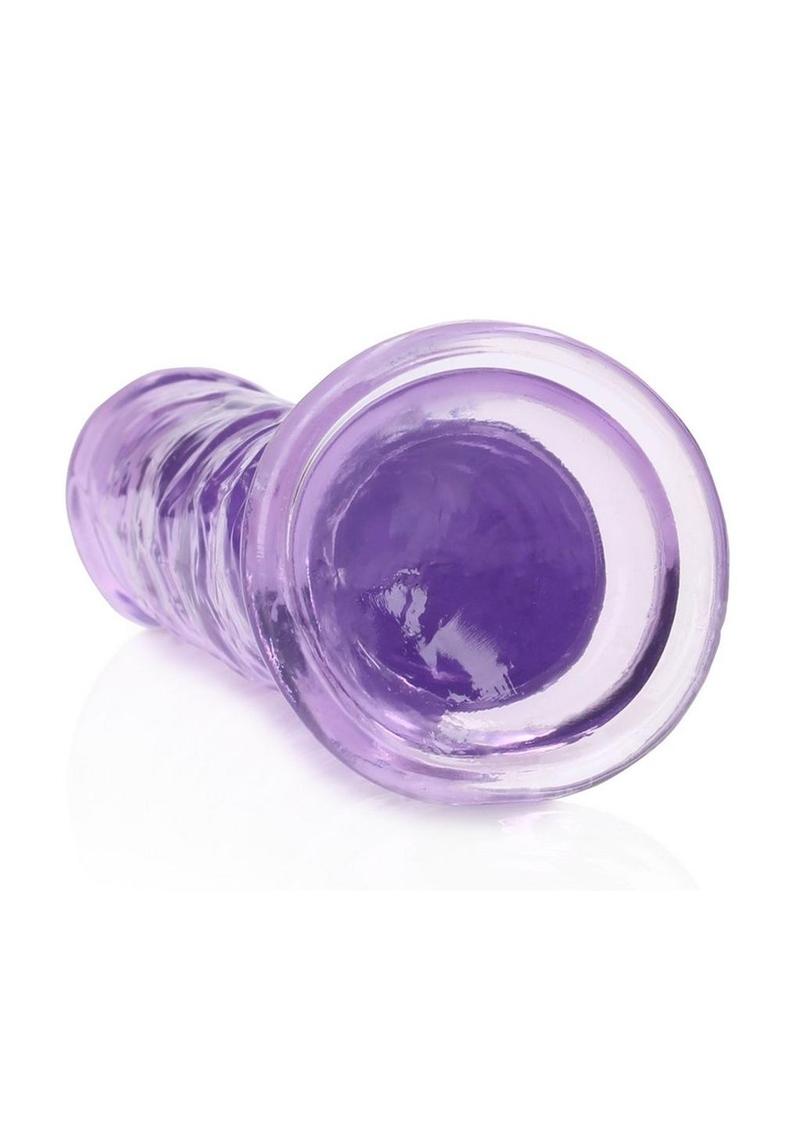 RealRock Crystal Clear Straight Dildo