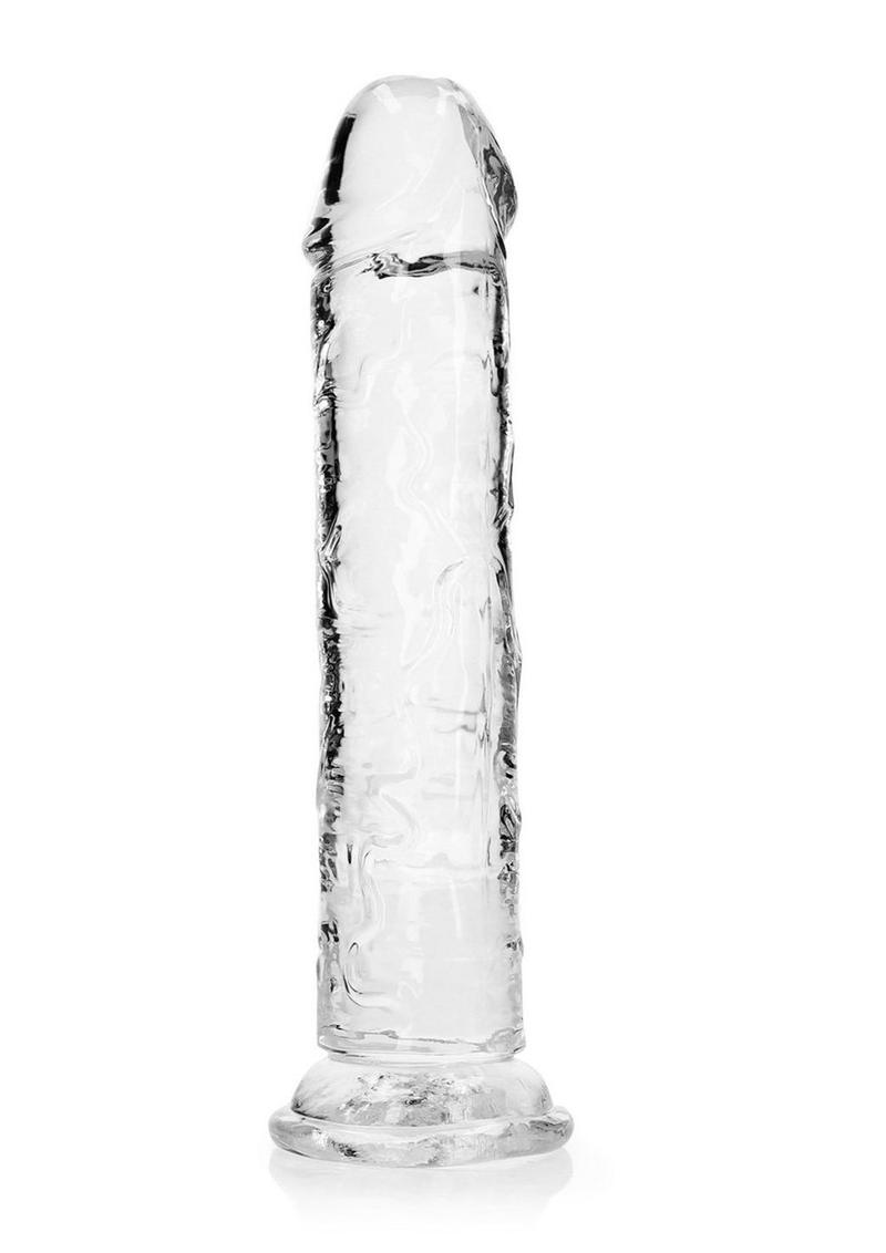 RealRock Crystal Clear Straight Dildo