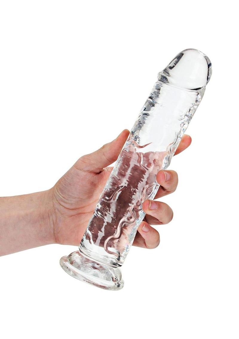 RealRock Crystal Clear Straight Dildo