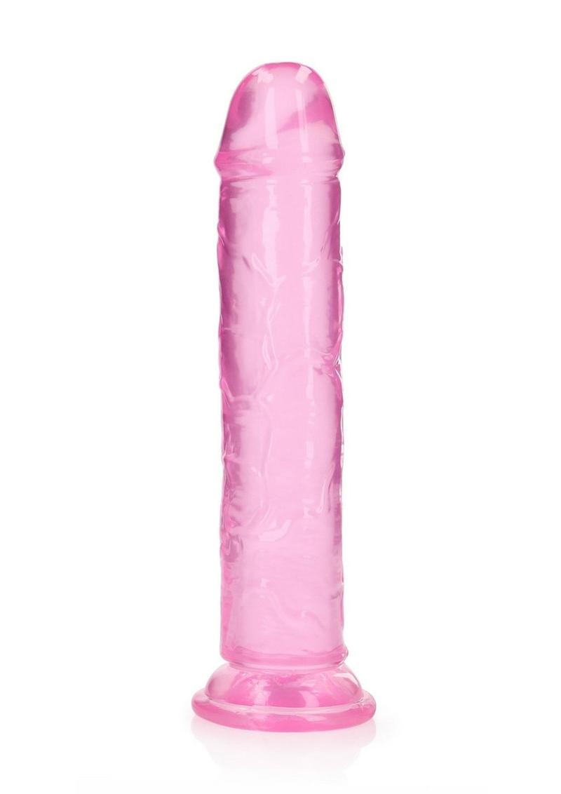 RealRock Crystal Clear Straight Dildo
