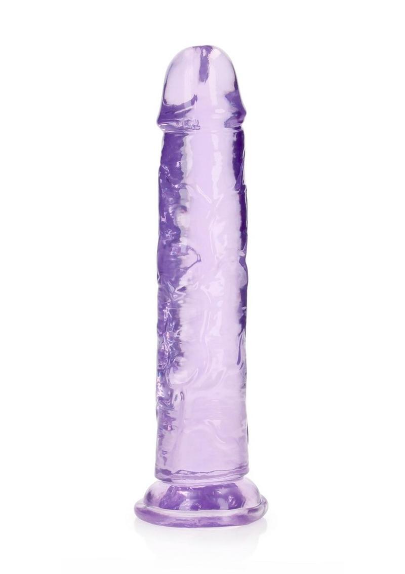RealRock Crystal Clear Straight Dildo
