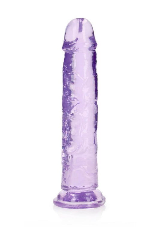 RealRock Crystal Clear Straight Dildo