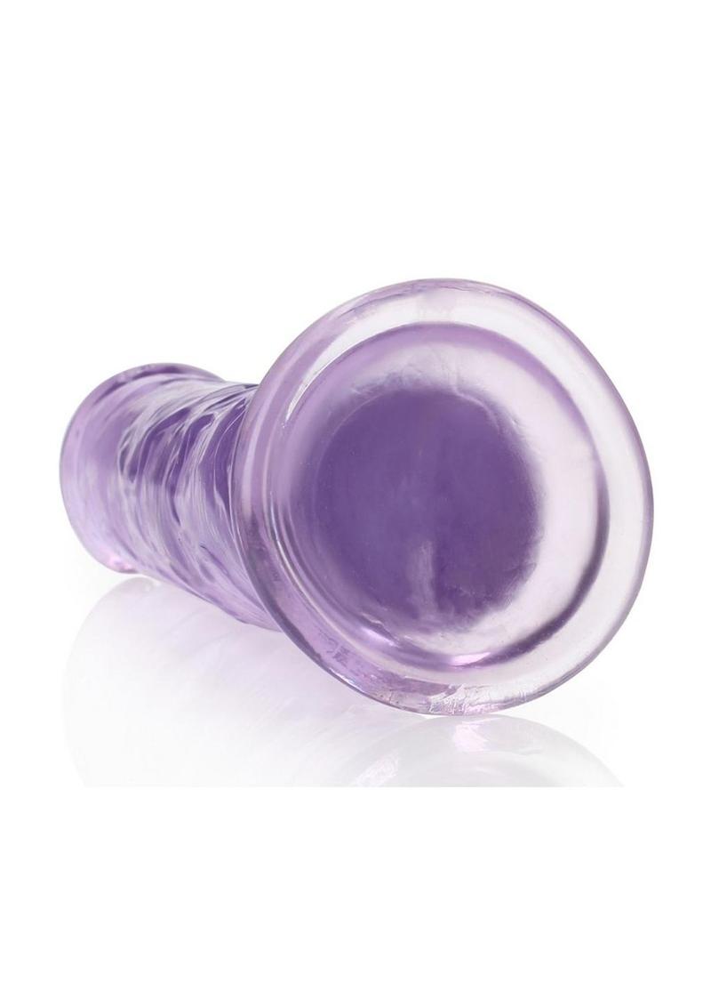 RealRock Crystal Clear Straight Dildo