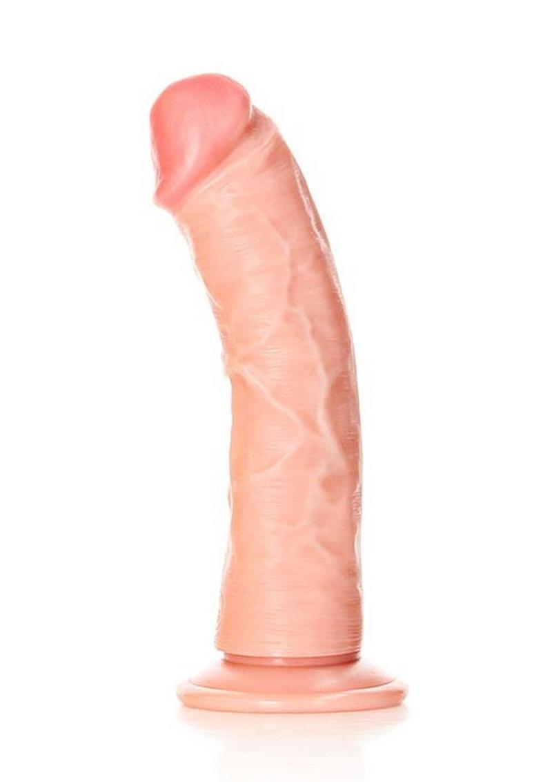 Curved Realistic Dildo with Suction Cup By Realrock