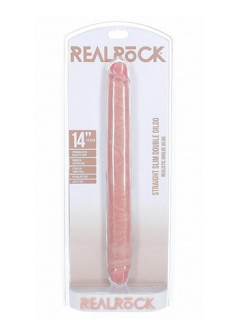 Real Rock Realistic Skin Slim Double Ended Dong