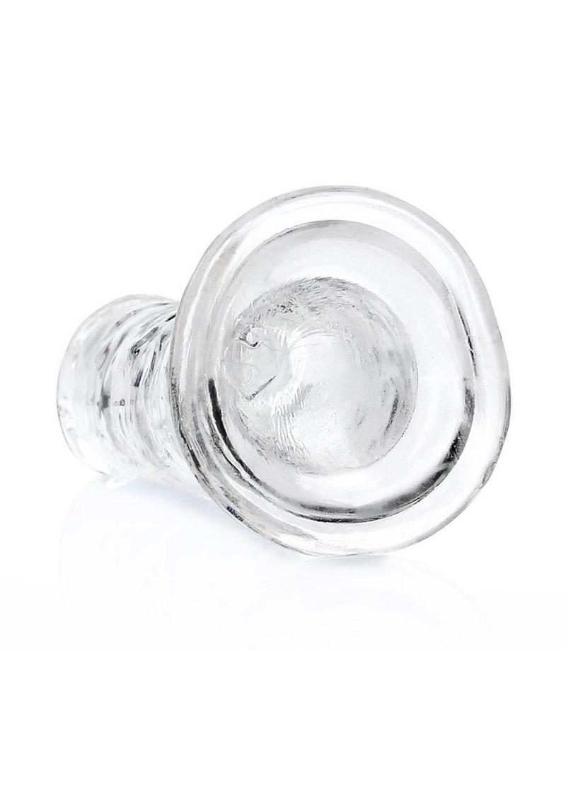 RealRock Crystal Clear Straight Dildo with Suction Cup