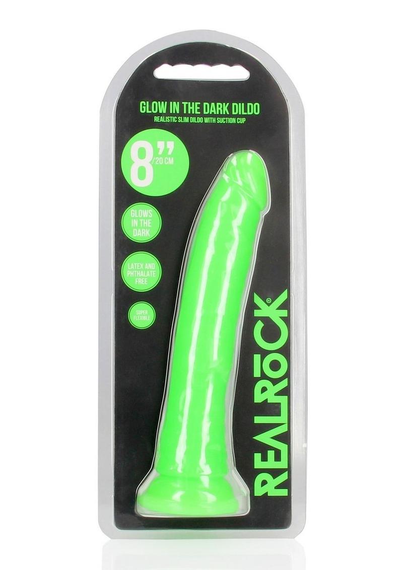 Realrock Slim Glow In The Dark Dildo