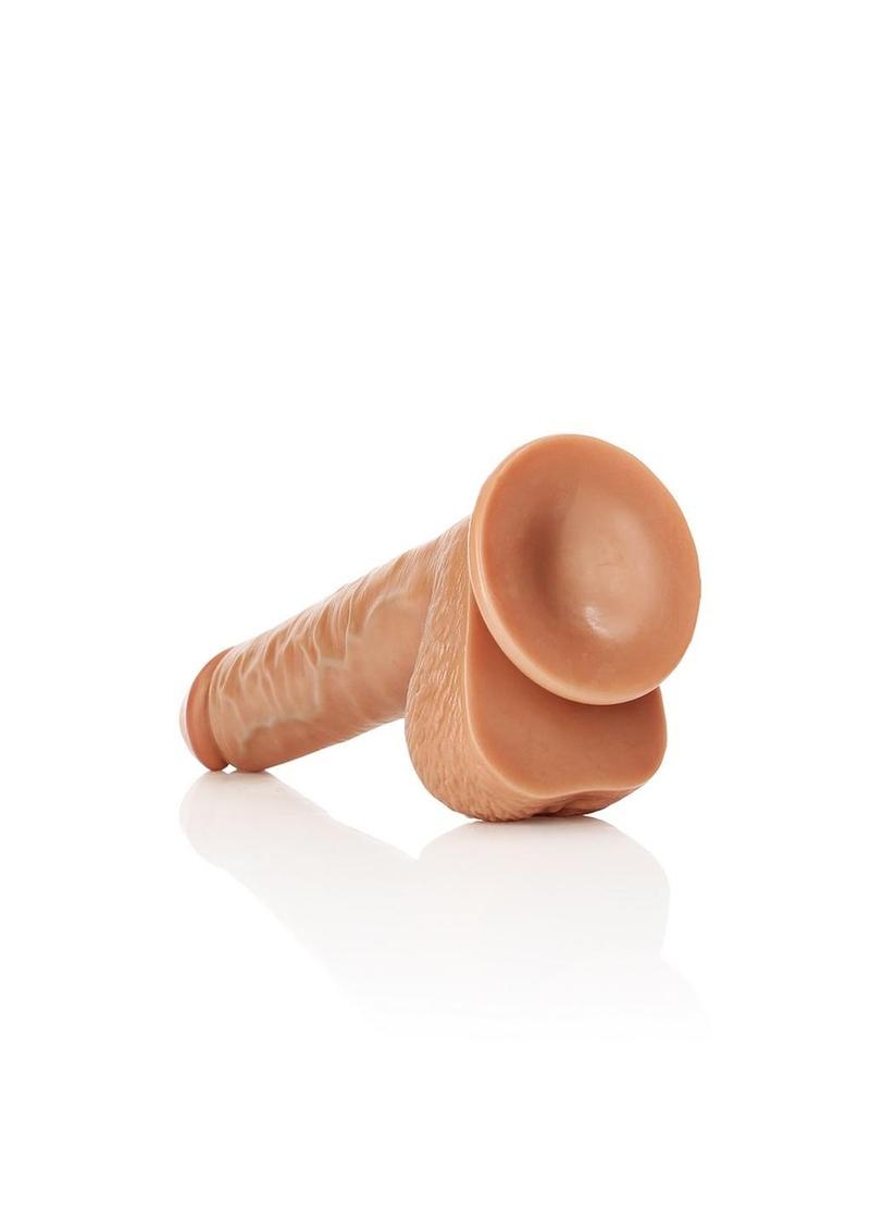 RealRock Straight Realistic Dildo with Balls And Suction Base