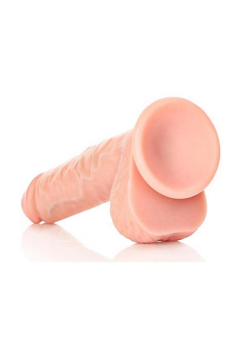 RealRock Straight Realistic Dildo with Balls And Suction Base