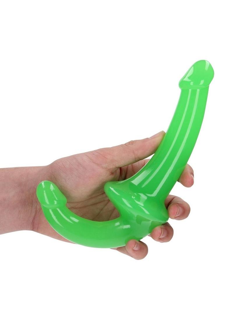 RealRock Glow in the Dark Strapless Strap-On Dildo