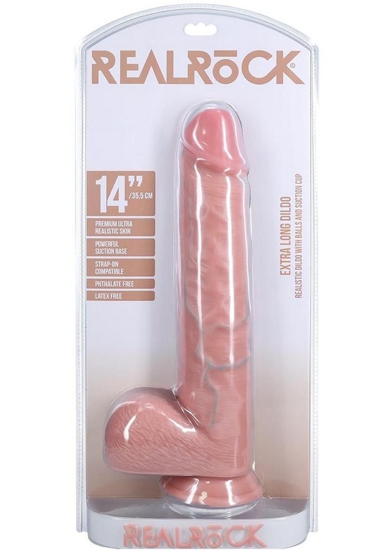 RealRock Ultra Realistic Skin Extra Large Straight Dildo