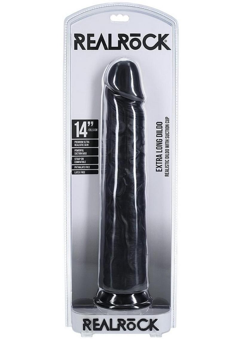 RealRock Ultra Realistic Skin Extra Large Straight Dildo with Suction Cup