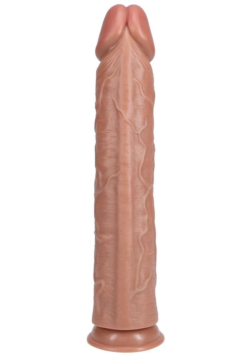 RealRock Ultra Realistic Skin Extra Large Straight Dildo with Suction Cup