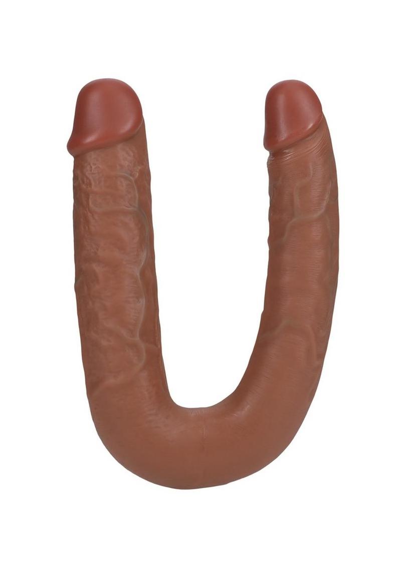 Real Rock U-Shaped Realistic Skin Double Dildo