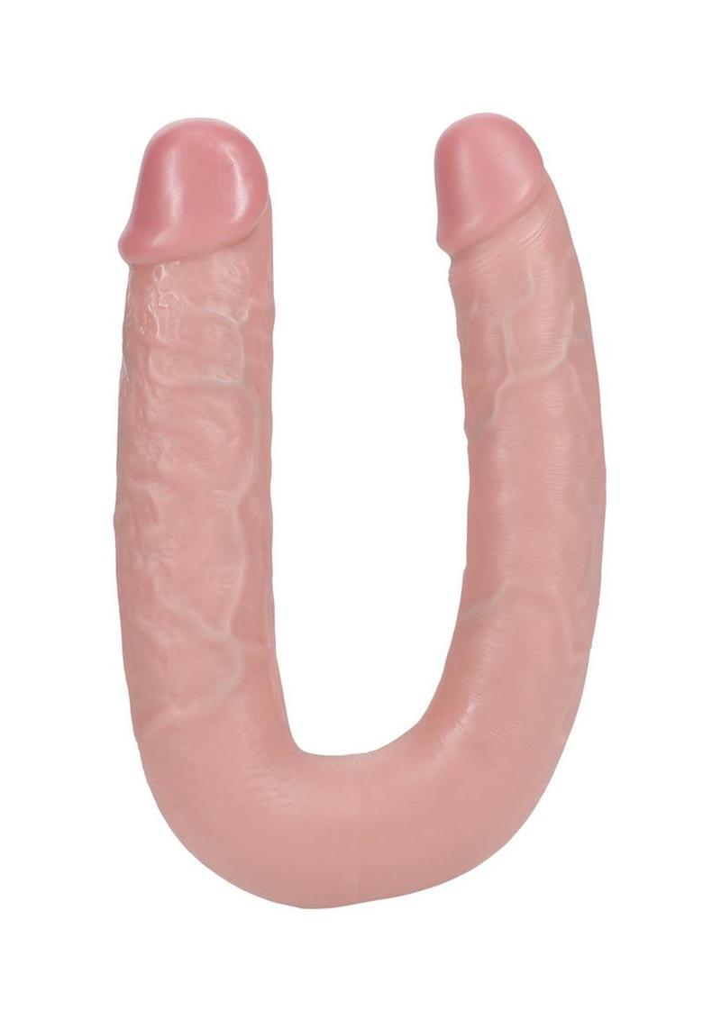 Real Rock U-Shaped Realistic Skin Double Dildo