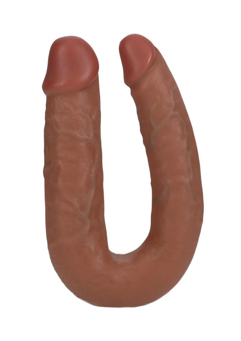 Real Rock U-Shaped Realistic Skin Double Dildo