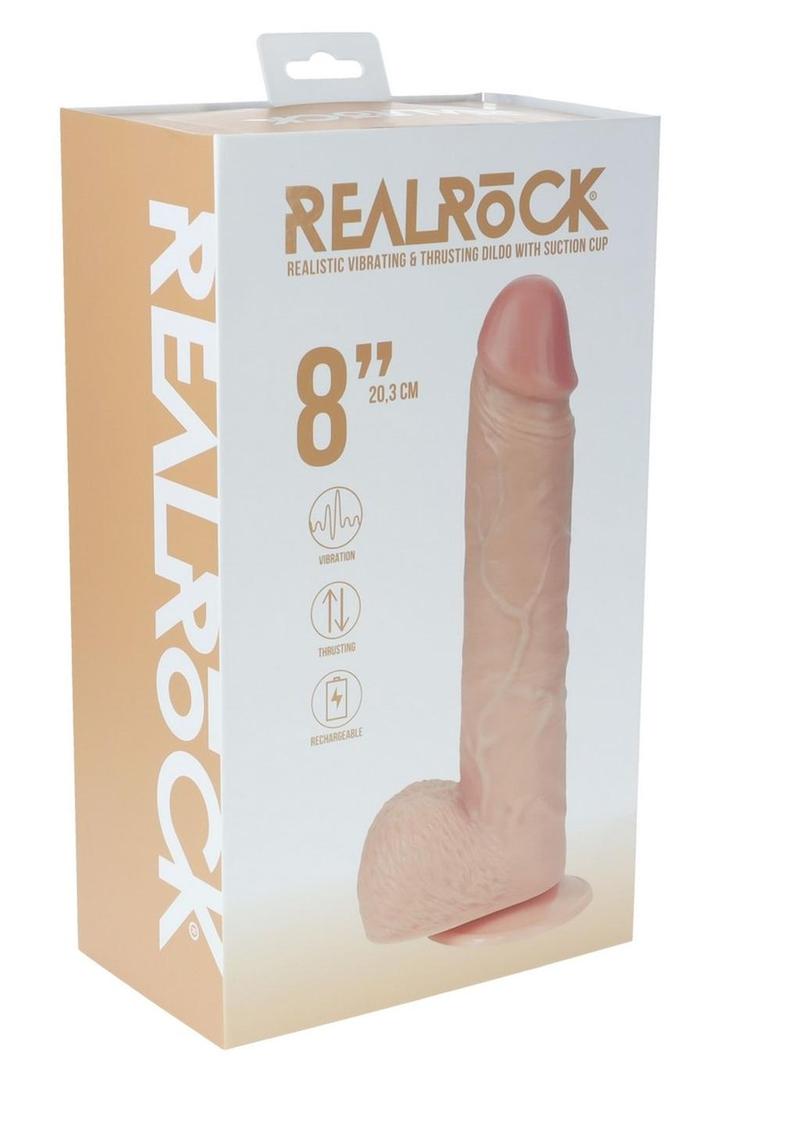 Realrock Vibrating and Thrusting Cock with Balls
