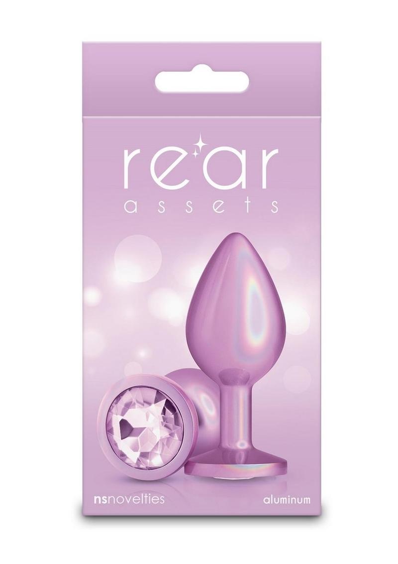 Medium Iridescent Rear Assets Aluminum Anal Plug