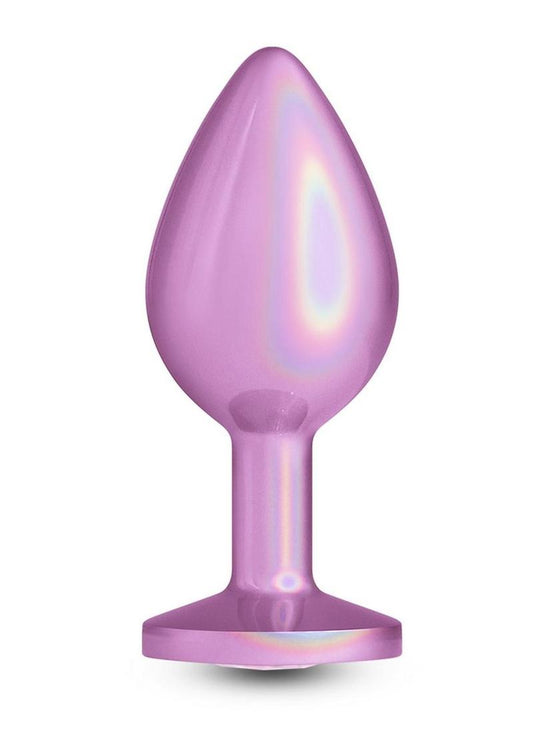 Medium Iridescent Rear Assets Aluminum Anal Plug