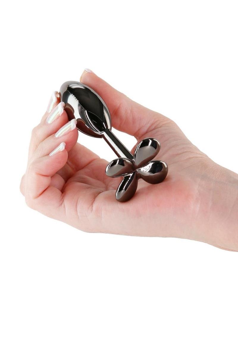 Rear Assets Clover Aluminum Anal Plug – Smoke Finish