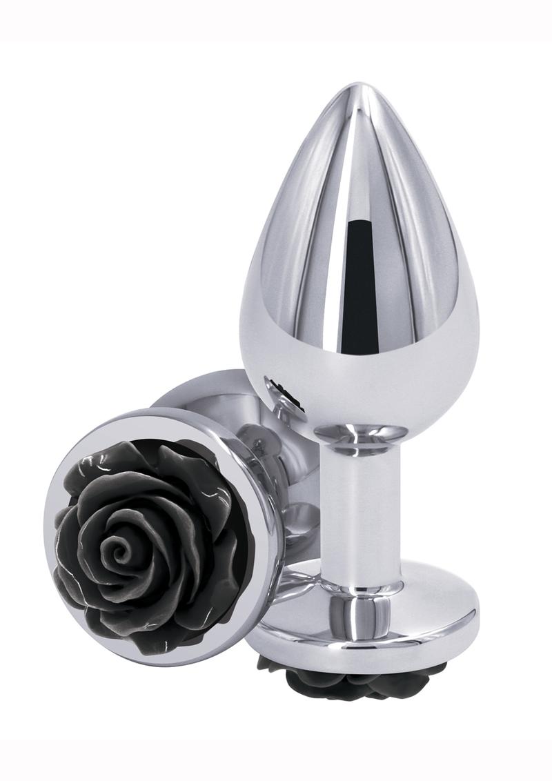 Rear Assets Rose Aluminum Elegant Anal Plug and Functional