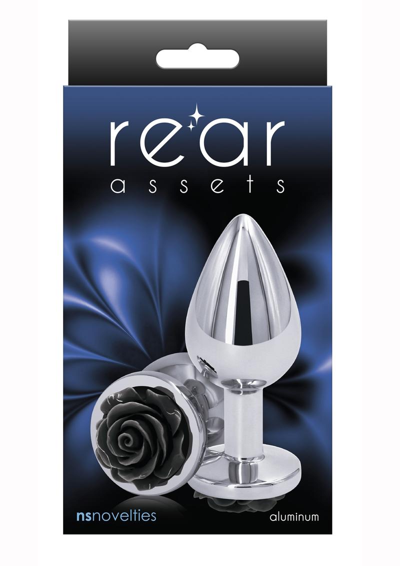 Rear Assets Rose Aluminum Elegant Anal Plug and Functional