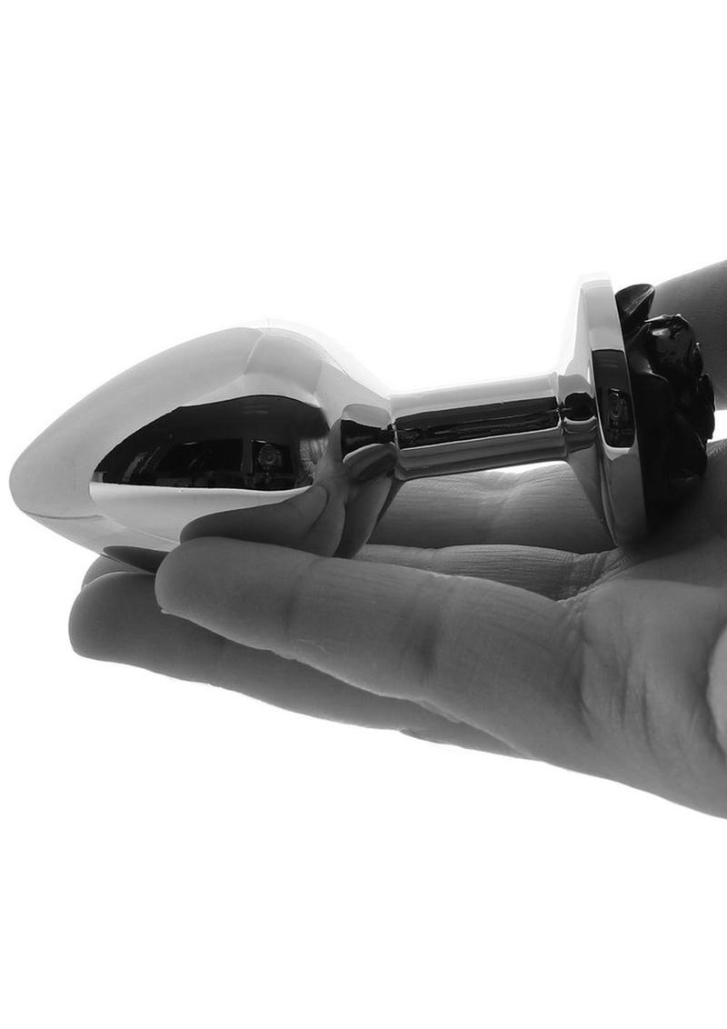 Rear Assets Rose Aluminum Elegant Anal Plug and Functional
