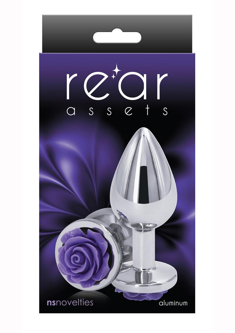 Rear Assets Rose Aluminum Elegant Anal Plug and Functional