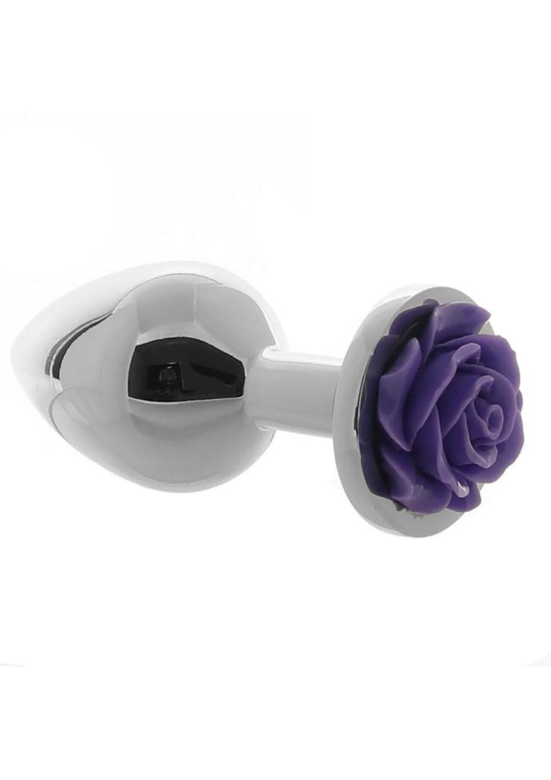 Rear Assets Rose Aluminum Elegant Anal Plug and Functional