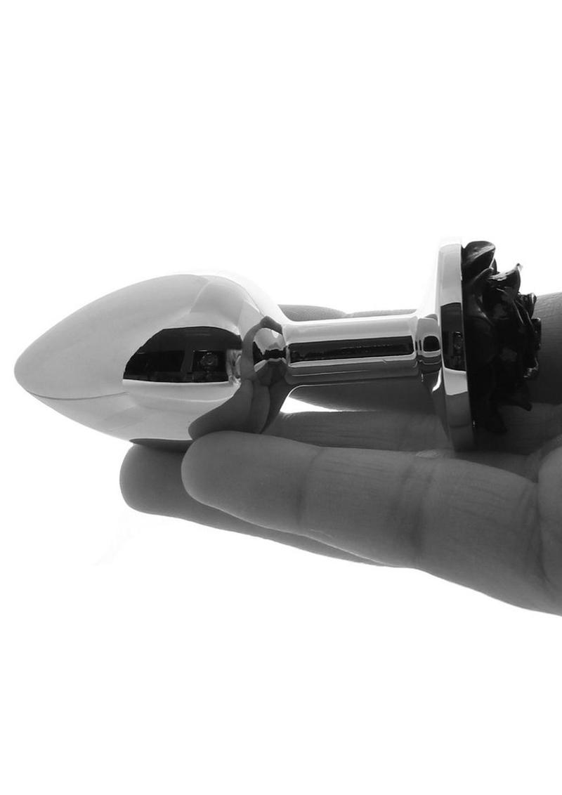 Rear Assets Rose Aluminum Elegant Anal Plug and Functional