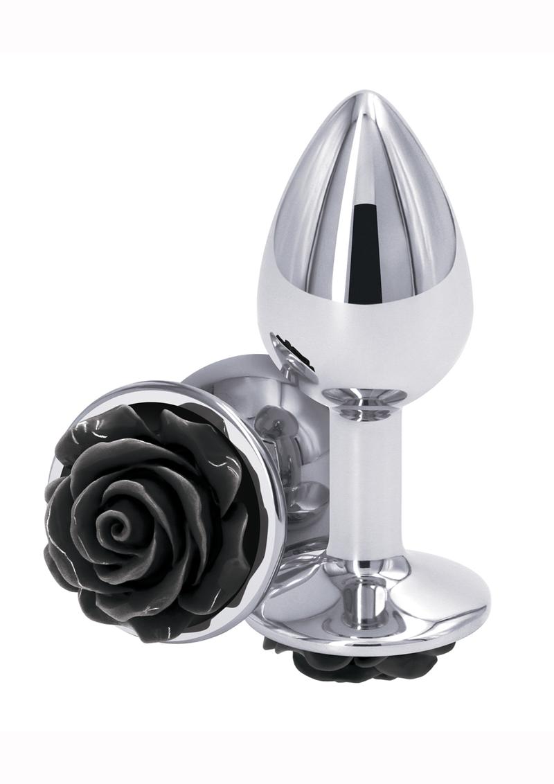 Rear Assets Rose Aluminum Elegant Anal Plug and Functional