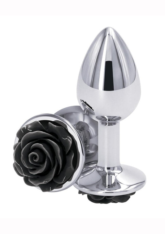Rear Assets Rose Aluminum Elegant Anal Plug and Functional