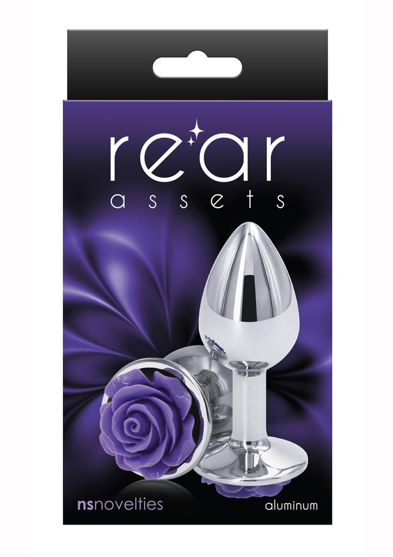 Rear Assets Rose Aluminum Elegant Anal Plug and Functional